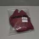 TANSILING Men's Stretch Formal Dress Shirt - Soft Long Sleeve Button Down Shirts for Wedding Holiday Parties (XX-Large, Burgundy)