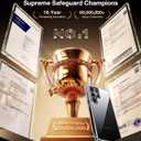 TORRAS Shockproof for Samsung Galaxy S25 Ultra Case, [Non-Yellowing] [12FT Military-Grade Protection] Transparent Slim Case for Samsung S25 Ultra Case, Diamond Clear, Hard, 6.9'' Guardian Series