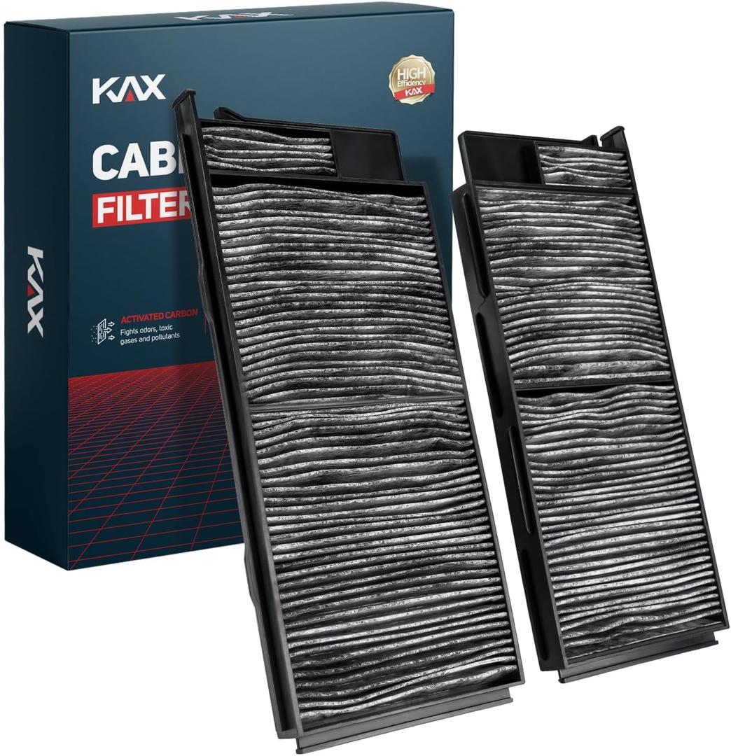 KAX Cabin Air Filter with Activated Carbon, CF11923 Replacement for Lexus LX470 1998-2007, Toyota Land Cruiser 2006 2007, Passenger Compartment Air Filter, Filter Up Dust Pollen, Fits Like OEM