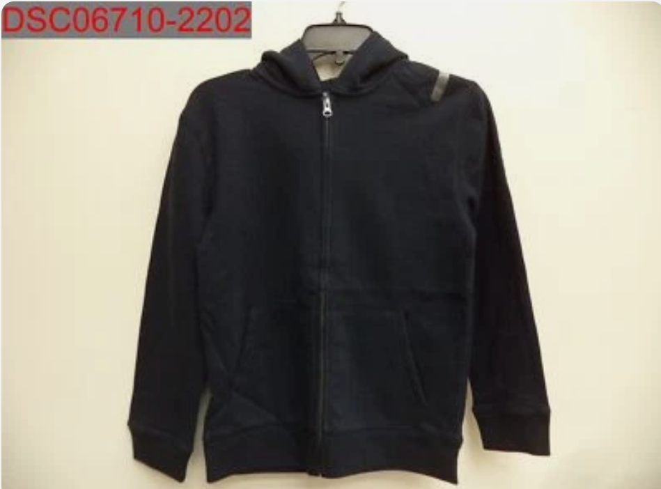 The Children's Place Boys New Navy Zip Up Hoodie, Size Large, 10/12 889705459463