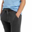 Boys Fleece Joggers Sweatpants Soft Warm Kids Active Sweat Pants with Pocket & Drawstring Size 4-12 (Gray)