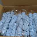 10Pack Baby Blue Cheesecloth Table Runner, 10FT Gauze Cheesecloth Fabric Semi-Sheer Runner for Wedding Reception, Boho Rustic Wedding Party Sheer Bridal Shower Decor (10Pack-35120 Inch)