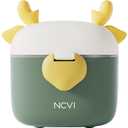 NCVI Baby Formula Dispenser On The Go, Formula Container To Go, Formula Holder for Travel, Outdoor Picnic with Baby Infant, Portable Container for Milk Powder, Snacks, Candy, Fruits (Green) (Dark Green)