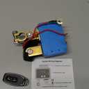 RVBOATPAT Kill Switch 12V 240A Remote Battery Disconnect Switch Automatic Power Shut Off Switch Remote Control Switch for Auto Car Truck Boat