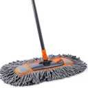 Microfiber Dust Mop for Hardwood Floor Cleaning, Dry and Wet Baseboard and Floor Duster, Household Cleaning Tool for Kitchen, Bathroom