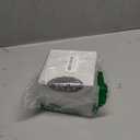 GREENTIME 12 Pcs Glitter Poinsettia 5.5" Artificial Flowers Christmas with Clips Stems Xmas Tree Ornaments for New Year Party Stairs Fireplace Porch Balcony Garden Church Wreath Decoration (Red Gold)