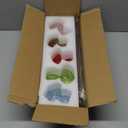 Glass Propagation Station for Plant: Mushroom Planter with Wooden Stand for Home Office Decor - Unique Propagation Jars for Plant Lovers - Set of 5 Hydroponic Mushroom Vases Gift for Mom