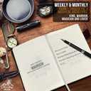Journal Daily Gratitude Planner Masculine Archetype Productivity Mindset