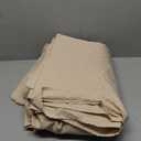 BRILLMAX 6 Pack Beige Tablecloths for 6 Foot Rectangle Tables 60 x 102 Inch - 6ft Rectangular Bulk Linen Polyester Fabric Washable Cloth Cover for Wedding Reception Banquet Birthday Party