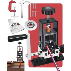 Wire Stripper Machine, 0.06-1 inch Manual Wire Stripping Machine with Replacement Blade, Drill Powered Hand Crank Cable Stripper Tool for Electric Cable Stripping & Scrap Copper Recycling