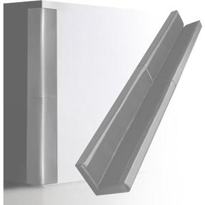 Megagreen Grey Wall Corner Padding 60" Tall and 2" Thick, Heavy Duty Protective Safety Padding, All-Weather Durable UV-Resistant Waterproof 2 Sides