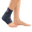 medi Achimed Knit Ankle Support for Men & Women - Achilles Brace, Compressive Foot Wrap, Post-Surgical, Moderate Support Ankle Stabilization, III, Silver