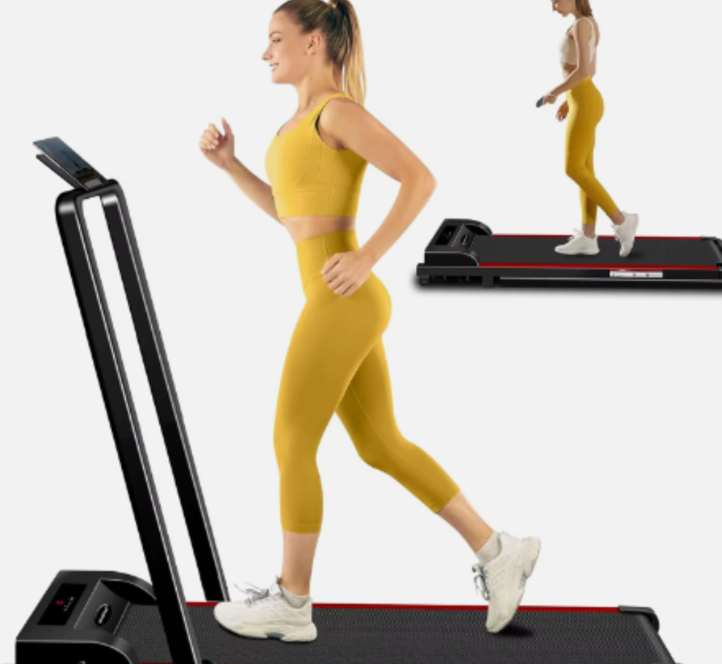 TOMILE High Quality Portable Under Table Treadmill for Home Gym Exercise LED Display Foldable Walking Pad Treadmill