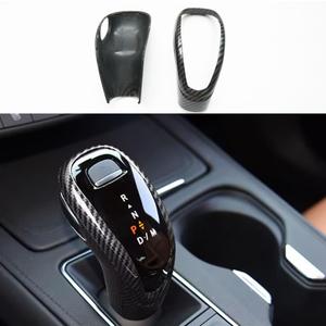 ZiWen Interior Trims Center Gear Shift Knob Cover Accessories for Cadillac XT4 XT5 XT6 CT5 2020-2024 Escalade (Carbon Fiber Print)