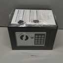 Heroecol Key and Electronic Security Safe Box Digital Deposit Box for Home Office Hotel Business Lock Box for Cash Jewelry Storage (Black, 0.17 Cubic Feet)