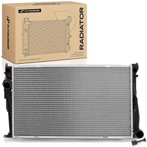 A-Premium Engine Coolant Radiator Assembly Compatible with BMW 135i 2008-2013, 135is 2013, 335i 2007-2011, X1 2013-2015, Z4 2012-2016, Automatic Transmission, Replace# 8012941, 17117547059