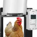 Ortis Automatic Chicken Coop Door Opener & Closer with Exclusive Lift-Up 90/180 Automatic Anti-Pinch Door, Featuring 5 Smart Modes and Intrusion-Proof Latch to Ensure Your Chickens' Safety