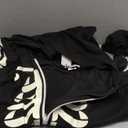 Veseacky Matching Pajamas Sets Skeleton Glow in Dark Jumpsuit Halloween Hooded One-Piece Zipper PJS Family Jammies (X-Large, Style A_black-women)