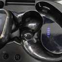 Wireless Earbuds, 2025 Bluetooth 5.4 Headphones Sport, Bluetooth Earbuds with ENC Noise Canceling Mic, 50H Stereo Wireless Headphones IP7 Waterproof with Earhooks, Dual LED Display for Workout/Running (Light Black)