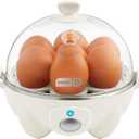 DASH Rapid Egg Cooker: 7 Egg Capacity Electric Egg Cooker for Hard Boiled Eggs, Poached Eggs, Scrambled Eggs, or Omelets with Auto Shut Off Feature  Cream