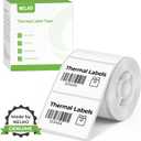 Thermal Labels for Nelko PM220 Label Maker, 1.57'' x 1.18'' (40x30mm) Thermal Sticker Tab, Waterproof, Multi-Purpose Label Tape, 1 Roll of 230 Self-Adhesive Thermal Paper (White)