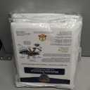 All-in-One Mattress Protector, Zippered Encasement, Water & Stain Resistant, Triple Seal Protection, Full, White