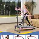 Kids Treadmill, Treadmill for Kids Manual with Handle Bar Up to 165Lbs Capacity, Upgraded Kids Exercise Equipment with 2 Adjustable Incline Mode & 4 Level Upright Height