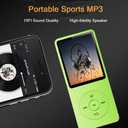 MP3 Player, Music Player with 16GB Micro SD Card, Build-in Speaker/Photo/Video Play/FM Radio/Voice Recorder/E-Book Reader, Supports up to 128GB