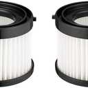 HEPA Dry Filter Compatible with Milwaukee Part Number 49-90-0160, 49-90-1951 for M18 Compact Vacuum Model Number 0882-20 Includes 2 Replacement Filters.