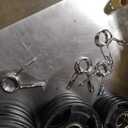 Fitvids Olympic Cast Iron 2-Inch Weight Plates for Strength Training & Weightlifting Home Gym, 255 Pounds Set, Multiple Packages