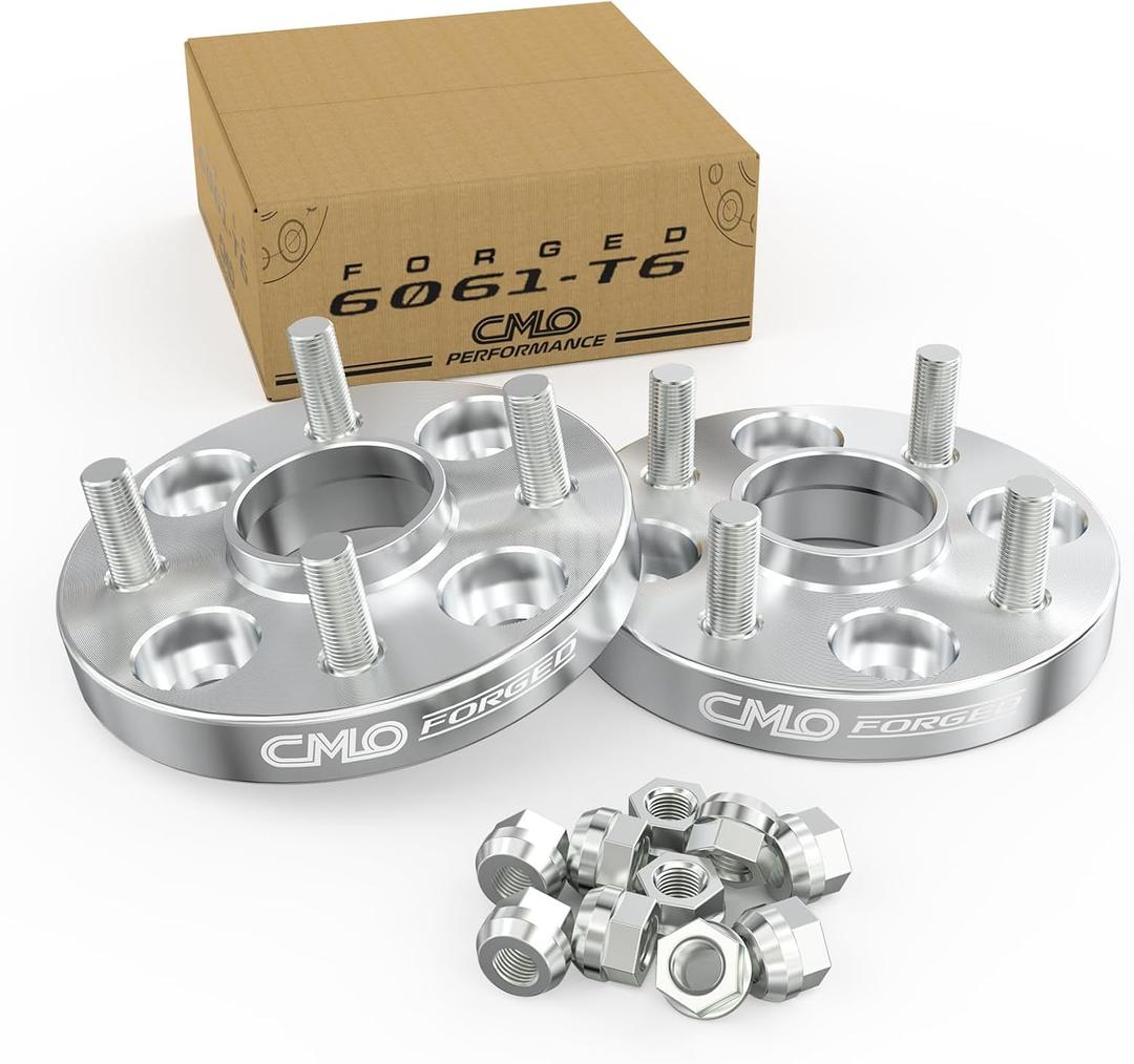 Customadeonly Forged 4x114.3 to 4x100 Wheel Adapters 20mm Hubcentric  Converts 66.1mm Hub to 54.1mm Bore  Compatible for Nissan 240SX 4x4.5 Hub to Use 4x100 Wheels (2pcs)