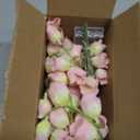 keeda Artificial Lily of The Valley Hanging Flowers Vines Garland with LED Light 10 Strands Artificial Flower Spray, Battery Operated Spring Flowers, Wedding Flowe (Pink)