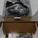 Hang on Back Aquarium Filter,Ultra-Quiet Small Canister Filter,4-Stage Filtration,Bottom Anti-Dry Burn Motor,Extra-Large Filter Media Basket Suitable