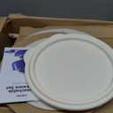 CAROTE 19pcs Pots and Pans Non Stick, Cookware Sets Detachable Handle, Induction Kitchen Pots and Pans,NonStick Cooking Set, Oven/Dishwasher/Fridge Safe, Space Saving (Cream White)