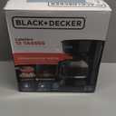 BLACK+DECKER 12-Cup Coffee Maker with Easy On/Off Switch, Easy Pour, Non-Drip Carafe with Removable Filter Basket, Vortex Technology, Black