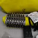 Auto Dual Voltage Hair Dryer Brush with European Travel Plug, Compact 2 Inch Oval Barrel One Step Hair Dryer & Styler Volumizer, Europe Travel Essentials for Women (Lemon)