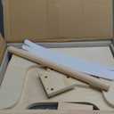 4-in-1 Toddler Kitchen Step Stool, Foldable Learning Standing Tower with Blackboard, Wooden Kitchen Stool Helper for Kids, 1-3 Year Old Boy Girl Gifts