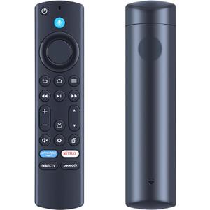 NS-RCFNA-21 Rev F Replacement Voice Remote Control for Insignia F20 Series F30 Series Smart TV NS-43F301NA23 NS-50F301NA23 NS-55F301NA23 with DirecTV Peacock Buttons