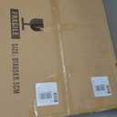 Modern Glass Coffee Table, Mid Century Small Coffee Table, Coffee Table for Living Room,Suitable for Bedroom Living Room Reception Office Tables (Black/Transparent, Small) (Small 32.2 * 22.4 * 16in)