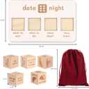 Date Night Dice Ideas: Decision Making for Couples, Romantic Wooden Deluxe Gifts for Him Her Boyfriend Girlfriend Wife Husband. Perfect for Anniversary Bridal Shower Valentine's Day Birthday Wedding