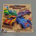 Klever Kits 4 DIY Wooden Race Cars-Build & Paint Your Own Wood Craft Kit, 4 Race Cars Toy, Easy to Assemble Arts Crafts Kit, Birthday Party Presents for Kids Boys and Girls