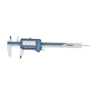 Dasqua 6" Digital Caliper Stainless Steel - IP54 Rated with Large Screen, in/mm/Fraction Conversion. High Precision 0.001" Accuracy, Includes Protective Case