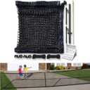 Driveway Net | 26' Wide 39" Tall Guard | Non Retractable Design Prevents Sag | Barrier Screen Stop Basketballs & Toys | Driveway Fence for Kids Safety