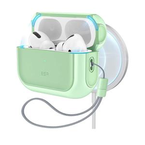 ESR for AirPods Pro 2 Case, Compatible with Airpods Pro Case 2nd / 1st Generation (2023/2022/2019), Compatible with MagSafe, Full Drop Protection Cover with Lanyard, Light Green