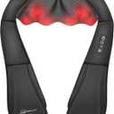 Snailax Shiatsu Neck and Shoulder Massager - Back Massager with Heat, Deep Kneading Electric Massage Pillow for Neck, Back, Shoulder,Foot,Body