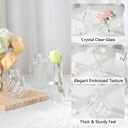 RUCKAE Small Clear Bud Vases Bulk 12 Pack Mini Flower Glass Vases for Centerpiece Table Wedding Decorations Home Decor Party