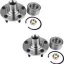 PAROD 2PCS BR930558K Wheel Hub Bearing Assembly Front Fit for Dodge Caliber 2007-2012, Jeep Compass/Patriot 2007-2013 Passenger and Drive Side