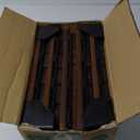 Patio Flooring Outdoor Waterproof - Balcony Flooring 12x12 - Pack of 10 Snap-Together Interlocking Patio Floor Tiles, Waterproof Outdoor Tiles for Pool, Patio Tiles Outdoor Interlocking All Weather (Mosaic Pattern, Walnut Brown)