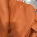 Exclusive Home Cabana Solid Indoor/Outdoor Light Filtering Hook-and-Loop Tab Top Curtain Panel Pair, 54"x108", Mecca Orange