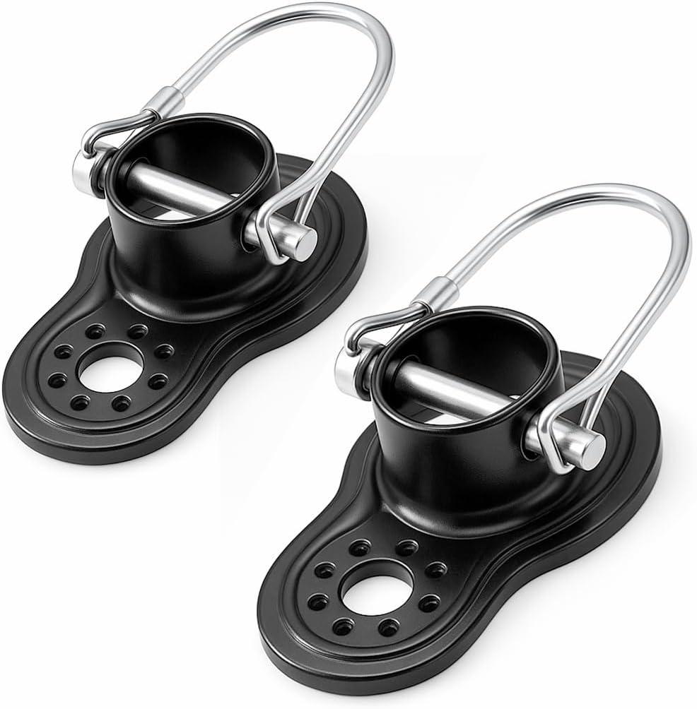 Bike Trailer, Bike Coupler Hitch 2 Pack, Compatible with Instep & Schwinn Bike Trailers, Flat and Angled Coupler for Various Bicycle Sizes, Models and Styles, Instep Bike Trailer Parts